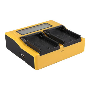 Patona LCD USB двойное зарядное устройство for Sony NP-FM50 NP-F550 NP-F750 NP-F970