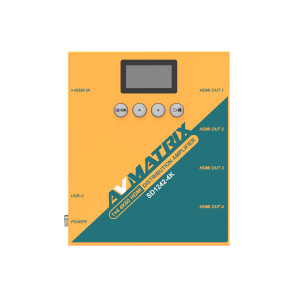 AVMATRIX SD1242-4K 1×4 4K60 HDMI усилитель-распределитель