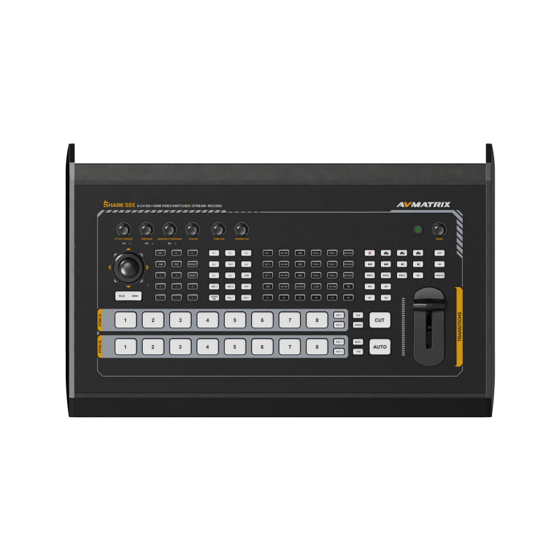 AVMATRIX Shark S8X компактный 8CH SDI/HDMI/USB/LAN видеомикшер-стример