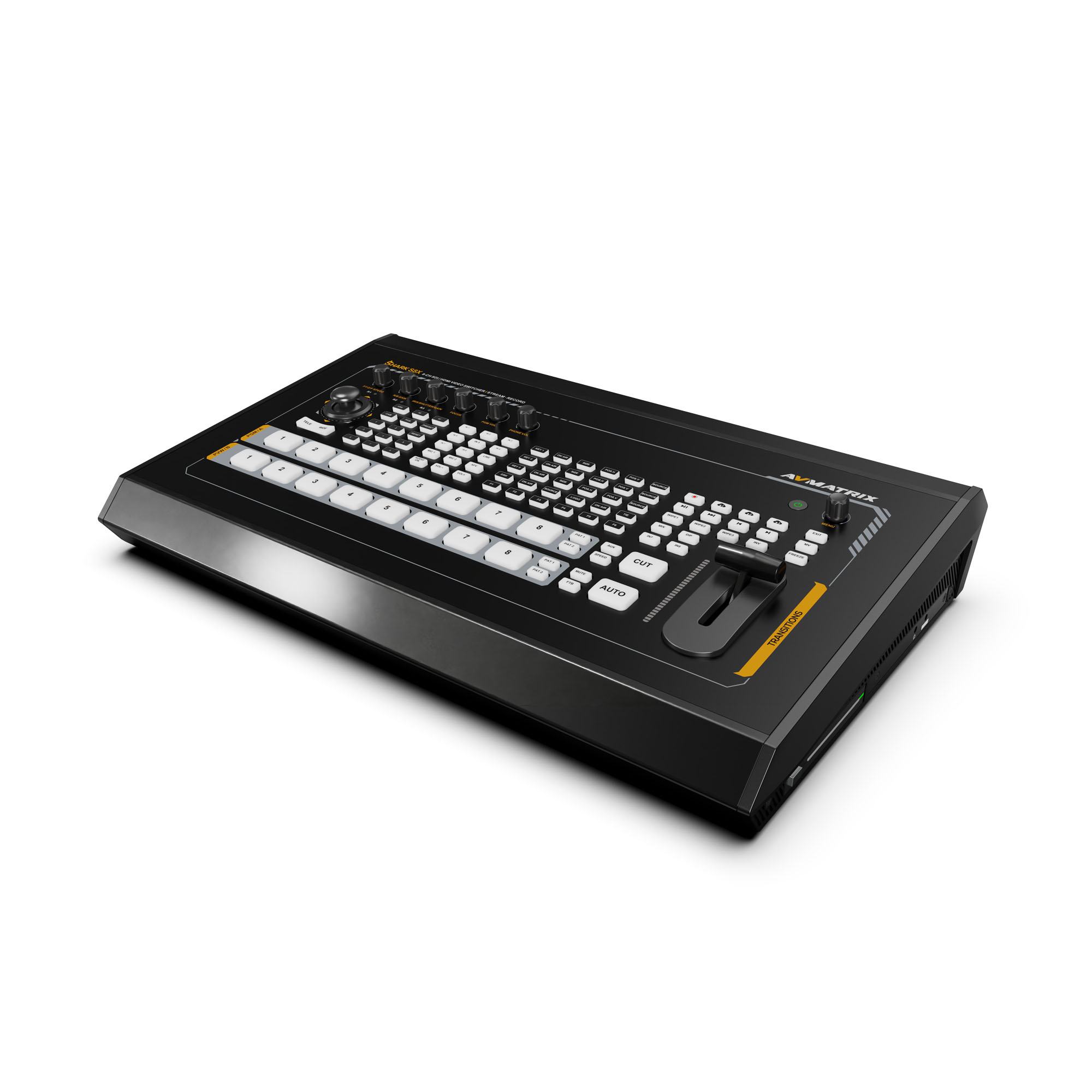 AVMATRIX Shark S8X компактный 8CH SDI/HDMI/USB/LAN видеомикшер-стример