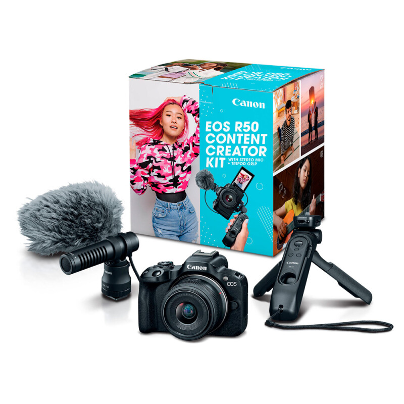 CANON EOS R50 Kit + RF-S 18-45mm IS STM Creator kit фотоаппарат