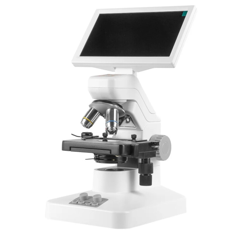 Микромед iMicro LCD цифровой микроскоп с нагревательным столиком