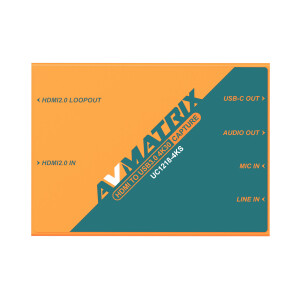 AVMATRIX UC1218-4KS HDMI2.0 USB3.0 4K30 устройство видеозахвата