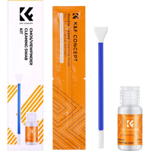 K&amp;F Concept FullFrame Cleaning Swab 5шт + жидкость 20мл набор для очистки матрицы