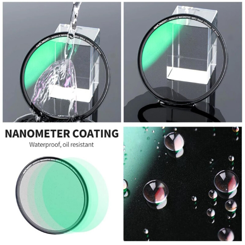 K&F Concept Nano-X Magnetic Black Mist 1/8 77мм светофильтр