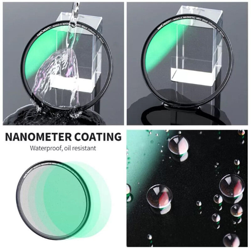 K&F Concept Nano-X Magnetic Black Mist 1/4 62мм светофильтр