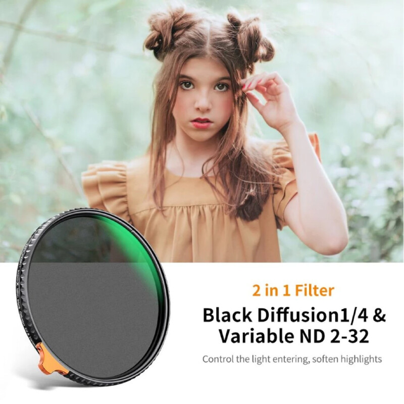 K&F Concept Nano X Black mist 1/4 ND2-32 77мм светофильтр