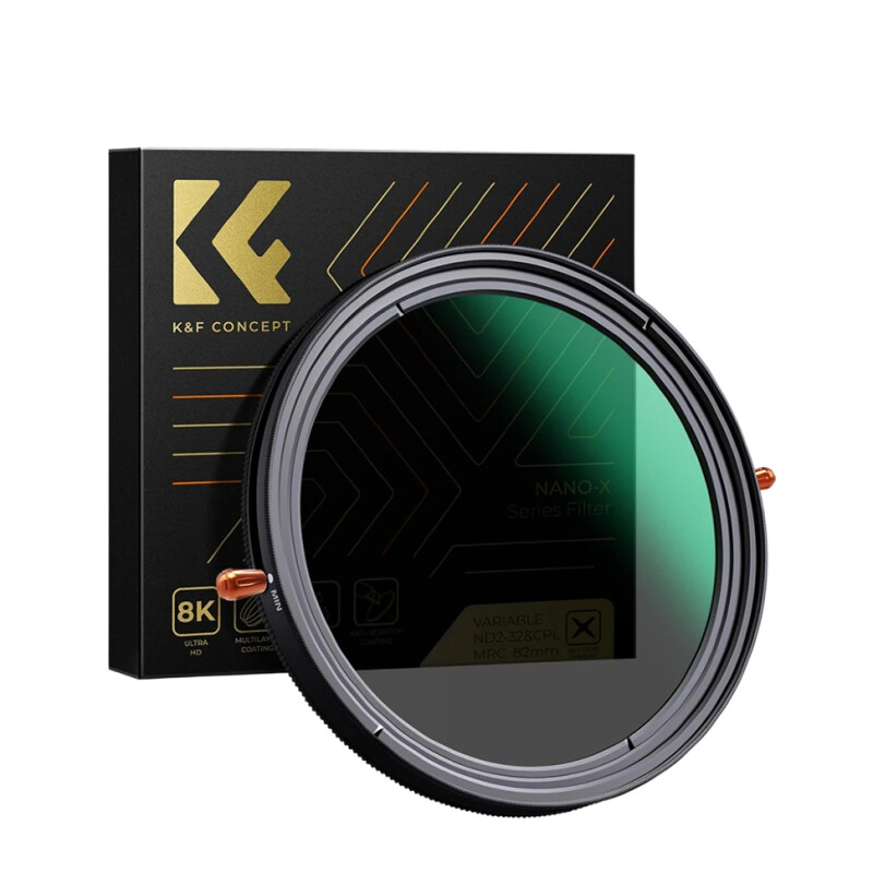 K&F Concept Nano X-Pro CPL/ND2-32 82мм светофильтр