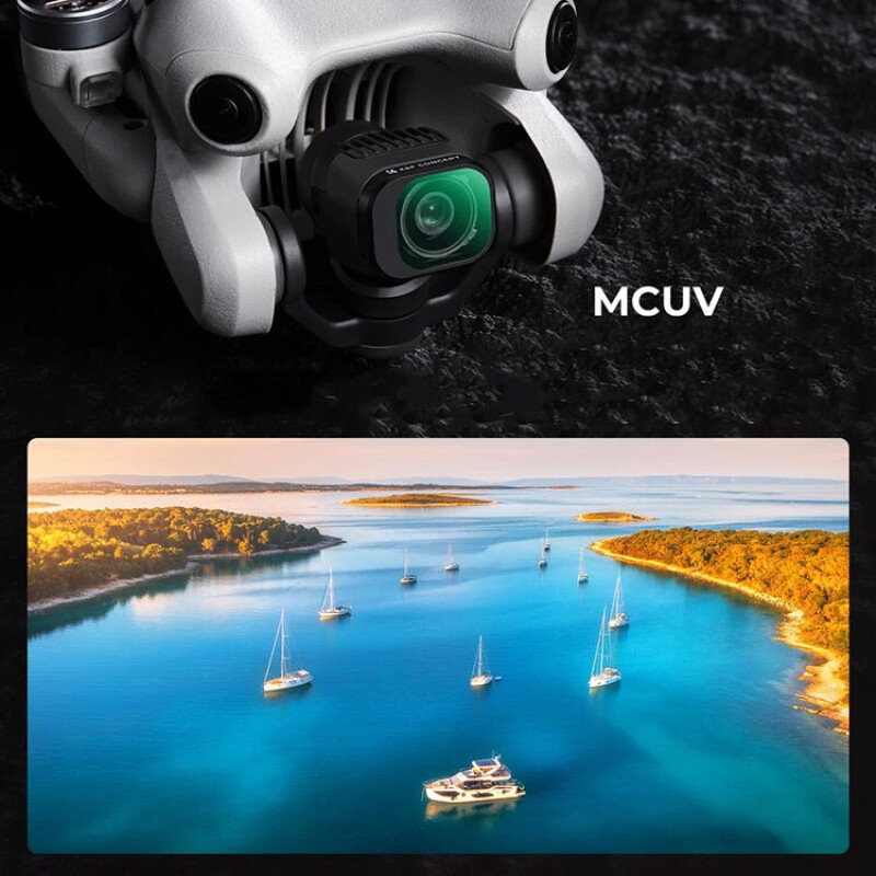 K&F Concept Nano-X ND + UV + CPL для DJI Mini 4 Pro (4шт) комплект светофильтров