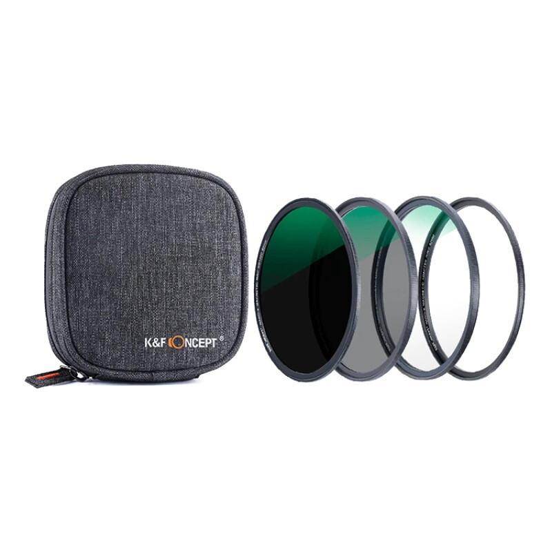 K&F Concept  3 in 1 magnetic (MCUV+CPL+ND1000) 49мм комплект светофильтров