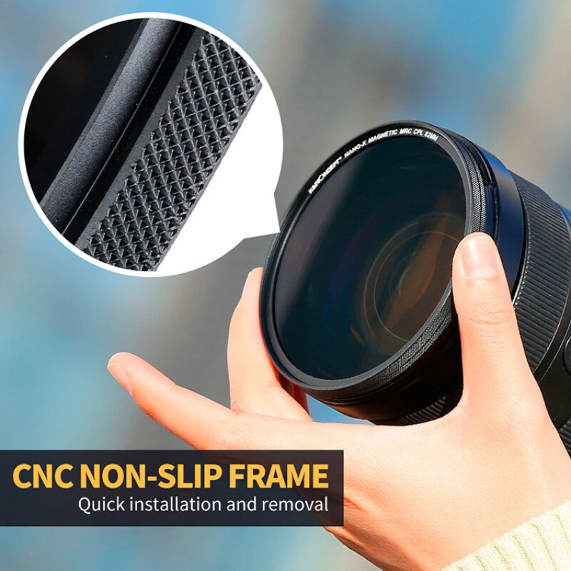 K&F Concept  3 in 1 magnetic (MCUV+CPL+ND1000) 82мм комплект светофильтров