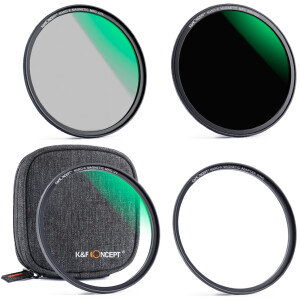 K&amp;F Concept 3 in 1 magnetic (MCUV+CPL+ND1000) 82мм комплект светофильтров