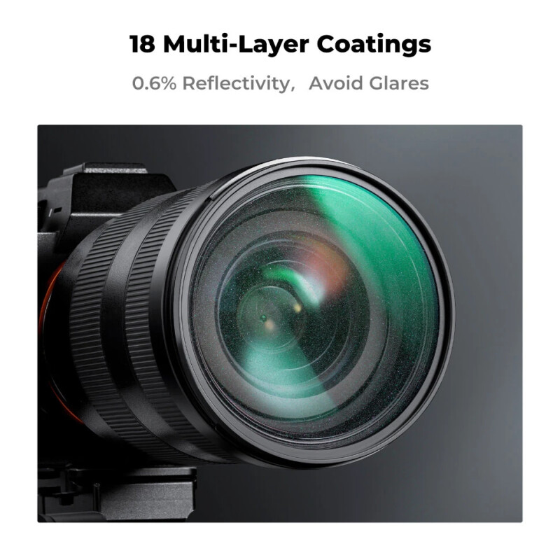 K&F Concept C-series Shimmer Diffusion HMC 62мм светофильтр