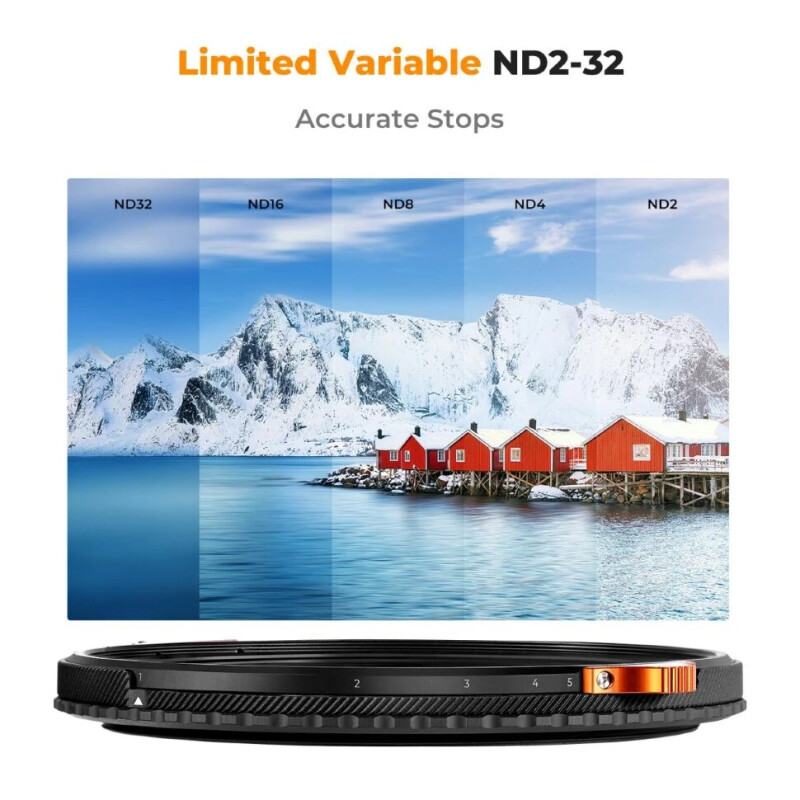 K&F Concept Nano-X CPL/ND2-32 62мм светофильтр