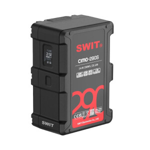 SWIT CIMO-290S аккумуляторная батарея V-Mount Slim Cine 290 Втч разъемы D-Tap, USB-C, USB-A