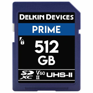 Delkin Devices Prime SDXC 512GB UHS-II V60 карта памяти