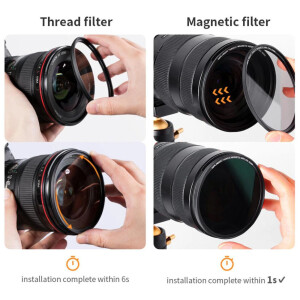 K&amp;F Concept Nano-X Magnetic CPL 58мм светофильтр