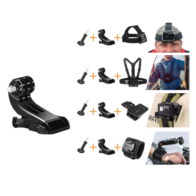 K&F Concept Accessories Set комплект креплений для POV съёмки на экшн-камеру и смартфон