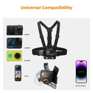 K&amp;F Concept Accessories Set комплект креплений для POV съёмки на экшн-камеру и смартфон