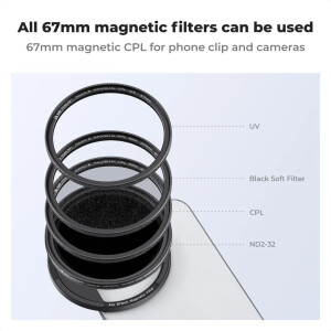 K&amp;F Concept Magnetic крепление для светофильтра 67мм