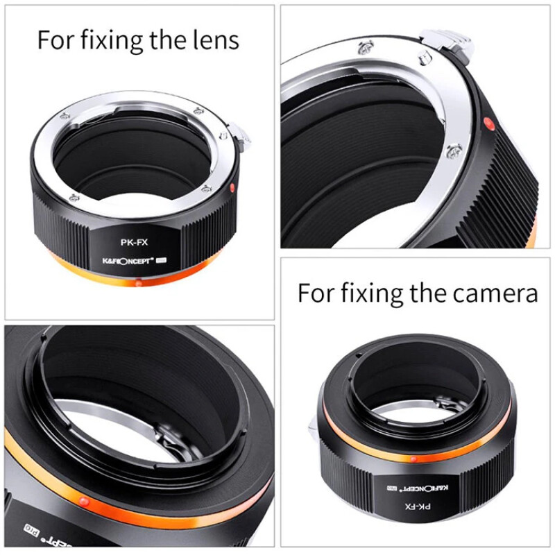 K&F Concept M17115 адаптер для объектива Pentax K на X-mount