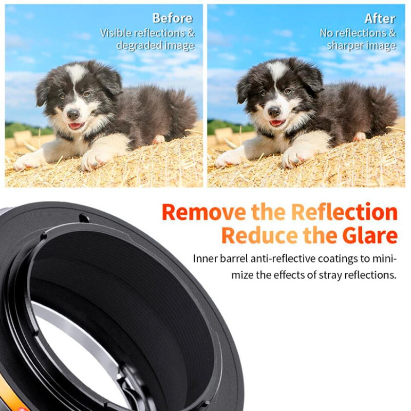 K&F Concept M17115 адаптер для объектива Pentax K на X-mount