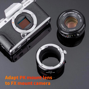 K&amp;F Concept M17115 адаптер для объектива Pentax K на X-mount