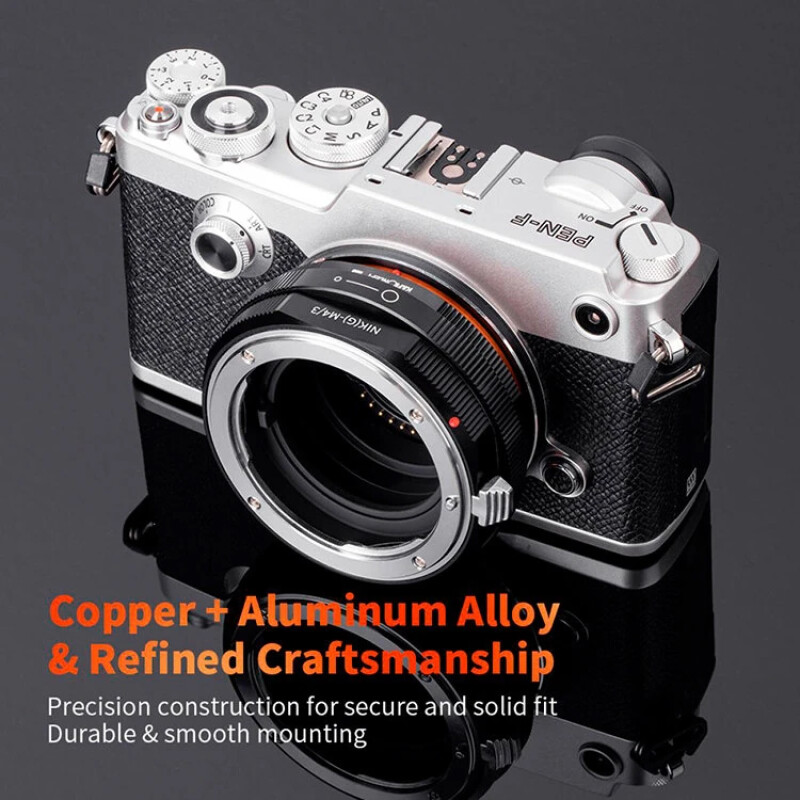 K&F Concept M18125 адаптер для объектива Nikon G на камеру Micro 4/3