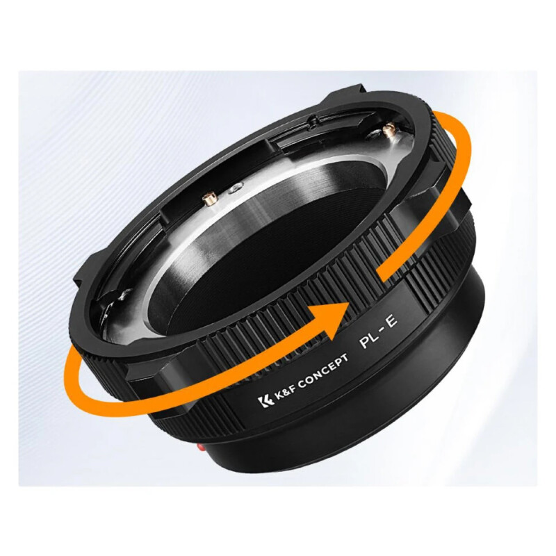 K&F Concept FIT адаптер для объектива PL на байонет E-mount