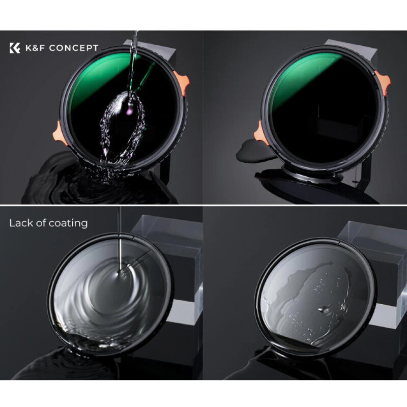 K&F Concept Nano-X CPL/ND4-64 55мм светофильтр