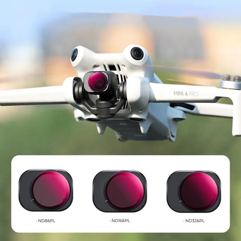 K&F Concept Nano-X ND/PL для DJI Mini 4 Pro (3шт) комплект светофильтров