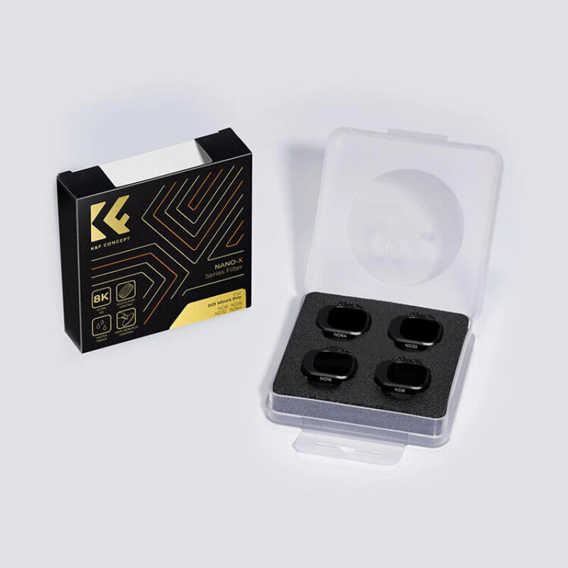 K&F Concept Nano-X ND для DJI Mini 4 Pro (4шт) комплект светофильтров