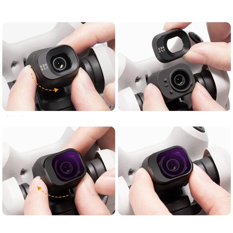 K&F Concept Nano-X ND для DJI Mini 4 Pro (4шт) комплект светофильтров