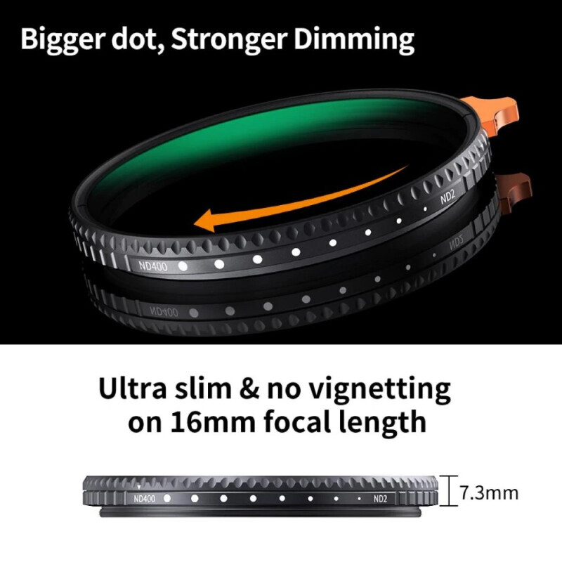 K&F Concept Nano-X ND2-400 67мм светофильтр