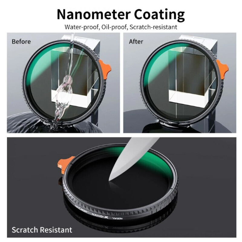 K&F Concept Nano-X ND2-400 67мм светофильтр