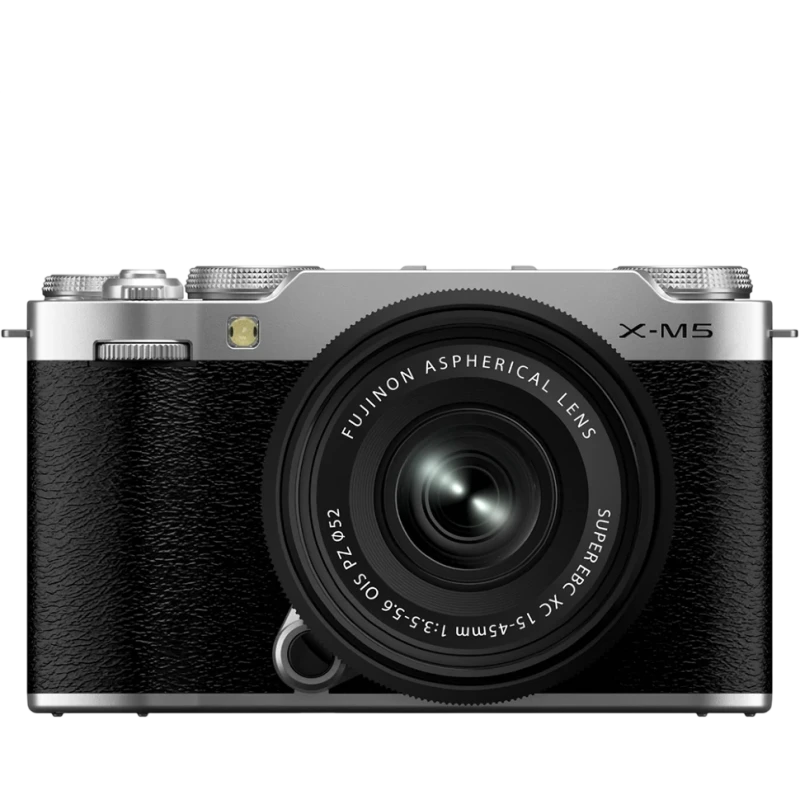 FUJIFILM X-M5 Kit Silver + XC15-45mm фотоаппарат