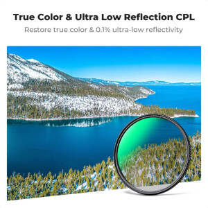 K&amp;F Concept Nano-X Ultra-Low Reflection CPL MRC 95мм светофильтр