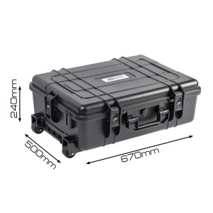 Corsica C594219-Wheels IP67 защитный кейс с внутр. размерами 590*420*190 мм