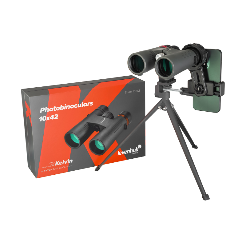 Levenhuk Kelvin Snap 10x42 фотобинокль