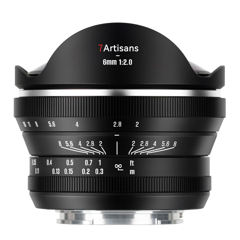 7Artisans 6mm f/2, объектив Fisheye для Nikon Z-Mount (APS-C) объектив