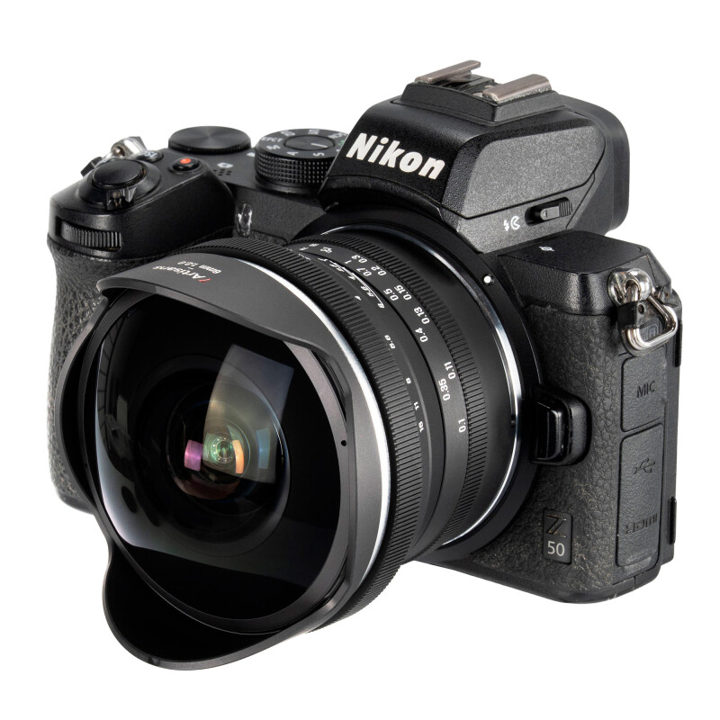 7Artisans 6mm f/2, объектив Fisheye для Nikon Z-Mount (APS-C) объектив