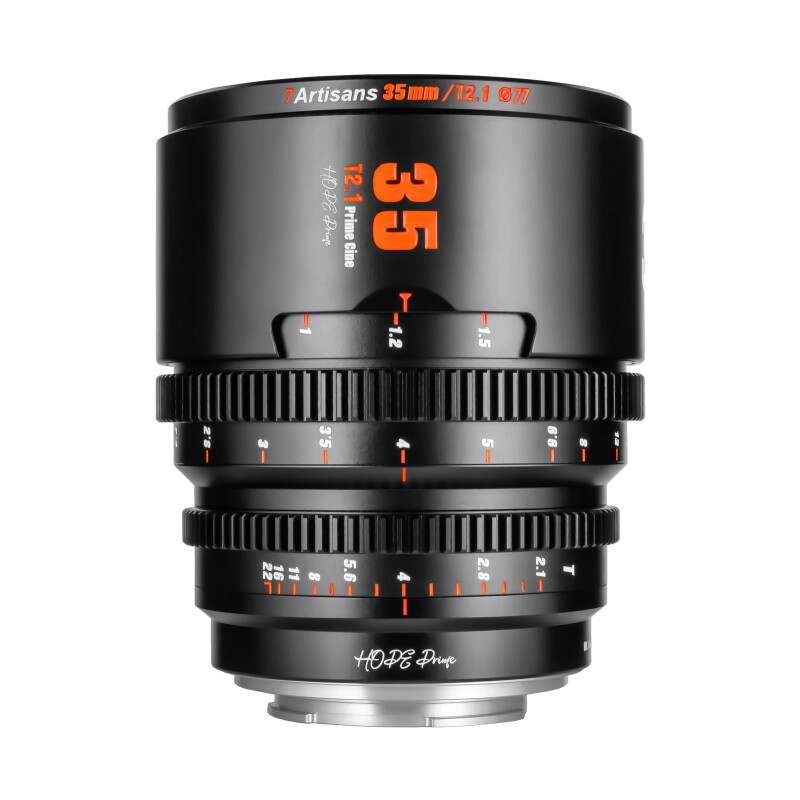 7Artisans 35mm T2.1 E-Mount кинообъектив черный