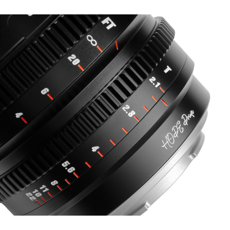 7Artisans 10mm T2.1 E-Mount кинообъектив черный