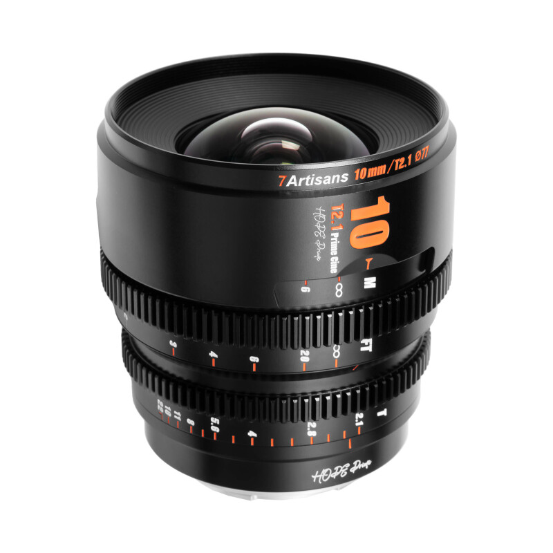7Artisans 10mm T2.1 E-Mount кинообъектив черный