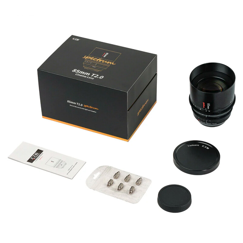 7Artisans 85mm T2.0 E-Mount объектив