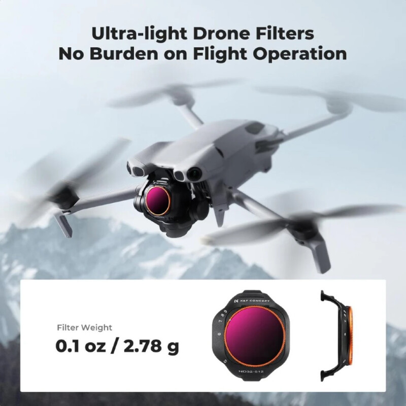 K&F Concept ND32-512 светофильтр для DJI Mini 5 Pro