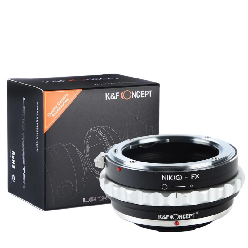 K&F Concept адаптер для объектива Nikon F на X-mount KF06.109