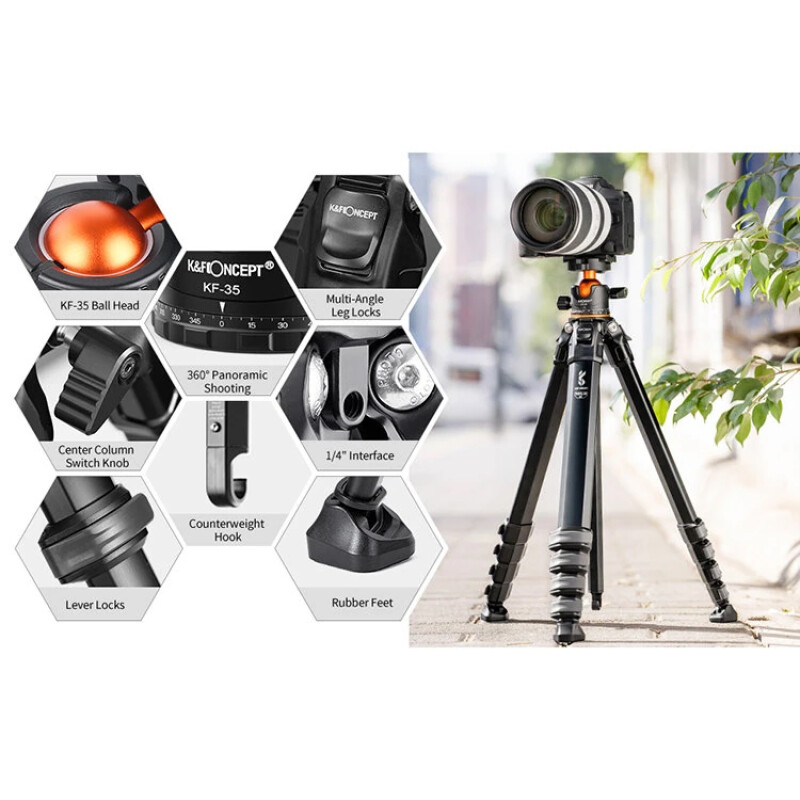 K&F Concept Traveller M1 BH-35L штатив