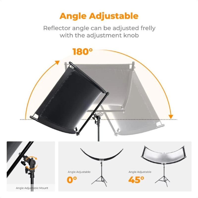 K&F Concept U-Shape Reflector 180x60см комплект отражателей