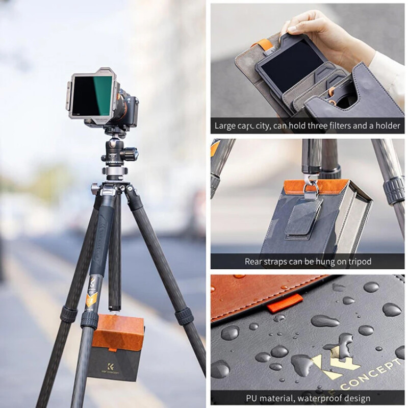 K&F Concept Nano-X Pro Kit (CPL 95мм + Square ND8/64/1000) система установки светофильтров